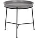 Remy 20 X 20 inch Black / Grey End Table